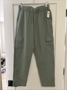 GAP Olive Green Cargo Pants with Elastic Waist